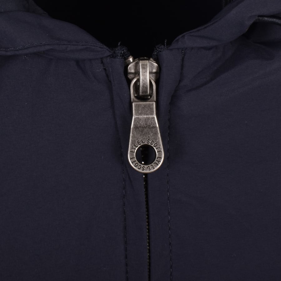 Lyle and scott black bomber jacket store